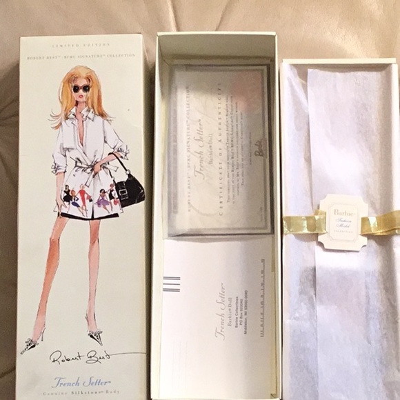 NRFB ROBERT BEST "TRENCH SETTER" SILKSTONE BARBIE DOLL BFMC LIMITED EDITION - Picture 4 of 5